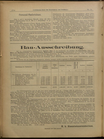 Verordnungs-Blatt für Eisenbahnen und Schiffahrt: Veröffentlichungen in Tarif- und Transport-Angelegenheiten 19010620 Seite: 11