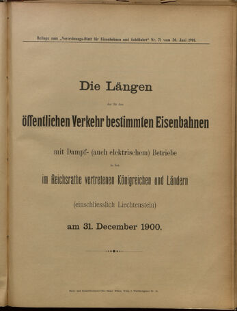 Verordnungs-Blatt für Eisenbahnen und Schiffahrt: Veröffentlichungen in Tarif- und Transport-Angelegenheiten 19010620 Seite: 22