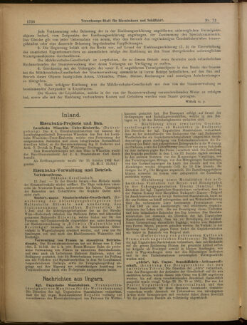 Verordnungs-Blatt für Eisenbahnen und Schiffahrt: Veröffentlichungen in Tarif- und Transport-Angelegenheiten 19010622 Seite: 4