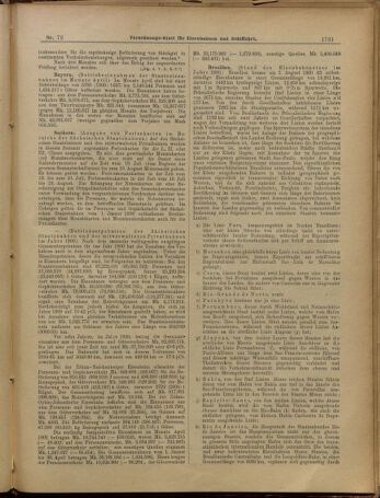 Verordnungs-Blatt für Eisenbahnen und Schiffahrt: Veröffentlichungen in Tarif- und Transport-Angelegenheiten 19010622 Seite: 7