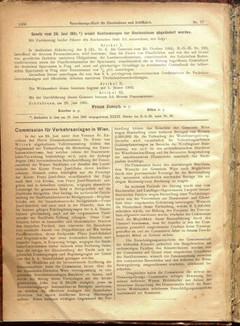 Verordnungs-Blatt für Eisenbahnen und Schiffahrt: Veröffentlichungen in Tarif- und Transport-Angelegenheiten 19010704 Seite: 2