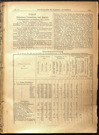 Verordnungs-Blatt für Eisenbahnen und Schiffahrt: Veröffentlichungen in Tarif- und Transport-Angelegenheiten 19010704 Seite: 3