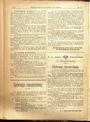 Verordnungs-Blatt für Eisenbahnen und Schiffahrt: Veröffentlichungen in Tarif- und Transport-Angelegenheiten 19010704 Seite: 8