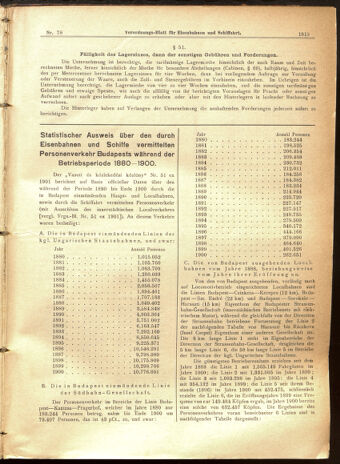 Verordnungs-Blatt für Eisenbahnen und Schiffahrt: Veröffentlichungen in Tarif- und Transport-Angelegenheiten 19010706 Seite: 3