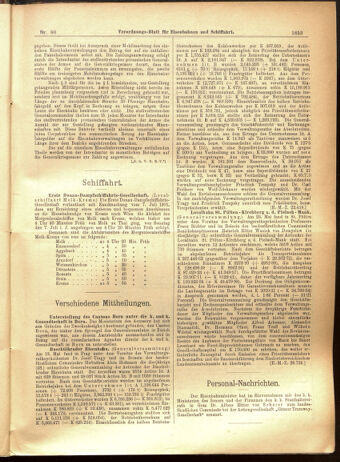 Verordnungs-Blatt für Eisenbahnen und Schiffahrt: Veröffentlichungen in Tarif- und Transport-Angelegenheiten 19010711 Seite: 5