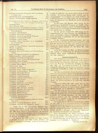 Verordnungs-Blatt für Eisenbahnen und Schiffahrt: Veröffentlichungen in Tarif- und Transport-Angelegenheiten 19010713 Seite: 9