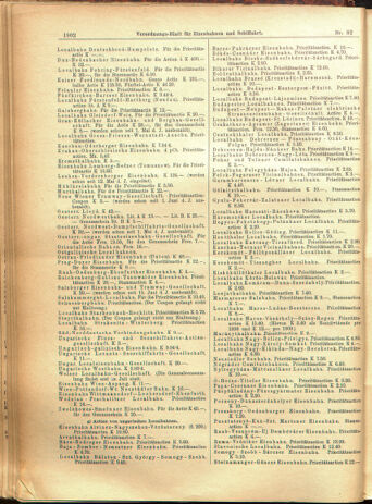 Verordnungs-Blatt für Eisenbahnen und Schiffahrt: Veröffentlichungen in Tarif- und Transport-Angelegenheiten 19010716 Seite: 6