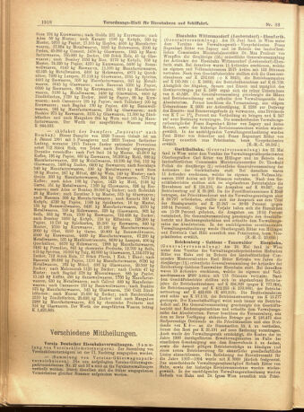 Verordnungs-Blatt für Eisenbahnen und Schiffahrt: Veröffentlichungen in Tarif- und Transport-Angelegenheiten 19010718 Seite: 6