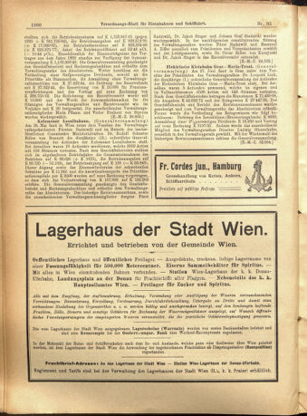 Verordnungs-Blatt für Eisenbahnen und Schiffahrt: Veröffentlichungen in Tarif- und Transport-Angelegenheiten 19010723 Seite: 16