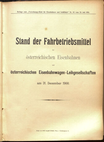 Verordnungs-Blatt für Eisenbahnen und Schiffahrt: Veröffentlichungen in Tarif- und Transport-Angelegenheiten 19010723 Seite: 25