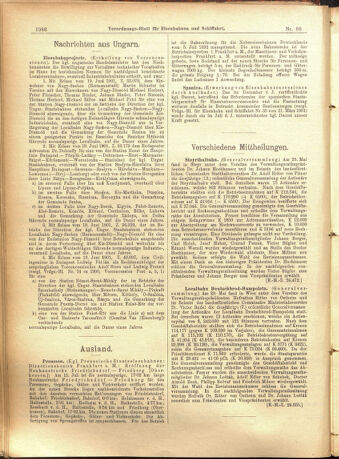 Verordnungs-Blatt für Eisenbahnen und Schiffahrt: Veröffentlichungen in Tarif- und Transport-Angelegenheiten 19010725 Seite: 18