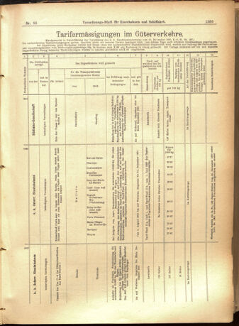 Verordnungs-Blatt für Eisenbahnen und Schiffahrt: Veröffentlichungen in Tarif- und Transport-Angelegenheiten 19010725 Seite: 21