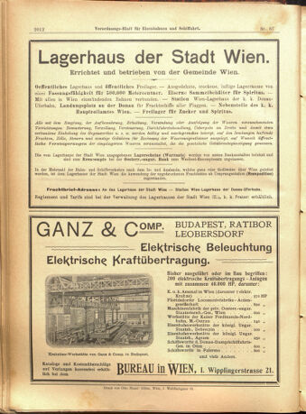 Verordnungs-Blatt für Eisenbahnen und Schiffahrt: Veröffentlichungen in Tarif- und Transport-Angelegenheiten 19010727 Seite: 20