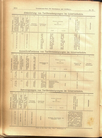 Verordnungs-Blatt für Eisenbahnen und Schiffahrt: Veröffentlichungen in Tarif- und Transport-Angelegenheiten 19010806 Seite: 12