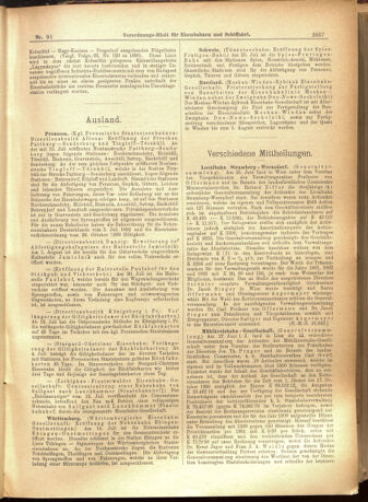 Verordnungs-Blatt für Eisenbahnen und Schiffahrt: Veröffentlichungen in Tarif- und Transport-Angelegenheiten 19010806 Seite: 5