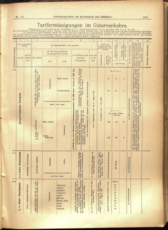 Verordnungs-Blatt für Eisenbahnen und Schiffahrt: Veröffentlichungen in Tarif- und Transport-Angelegenheiten 19010810 Seite: 11