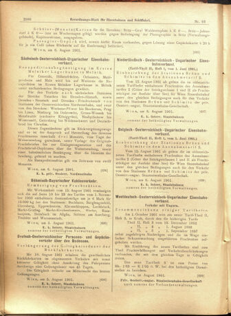 Verordnungs-Blatt für Eisenbahnen und Schiffahrt: Veröffentlichungen in Tarif- und Transport-Angelegenheiten 19010810 Seite: 6