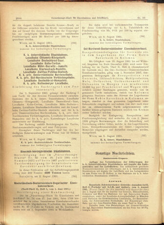 Verordnungs-Blatt für Eisenbahnen und Schiffahrt: Veröffentlichungen in Tarif- und Transport-Angelegenheiten 19010810 Seite: 8