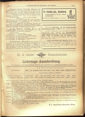 Verordnungs-Blatt für Eisenbahnen und Schiffahrt: Veröffentlichungen in Tarif- und Transport-Angelegenheiten 19010813 Seite: 9