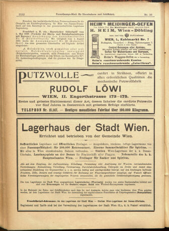 Verordnungs-Blatt für Eisenbahnen und Schiffahrt: Veröffentlichungen in Tarif- und Transport-Angelegenheiten 19010817 Seite: 20