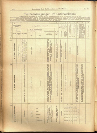 Verordnungs-Blatt für Eisenbahnen und Schiffahrt: Veröffentlichungen in Tarif- und Transport-Angelegenheiten 19010822 Seite: 10