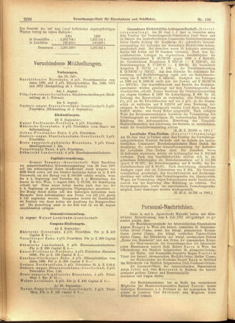 Verordnungs-Blatt für Eisenbahnen und Schiffahrt: Veröffentlichungen in Tarif- und Transport-Angelegenheiten 19010827 Seite: 6