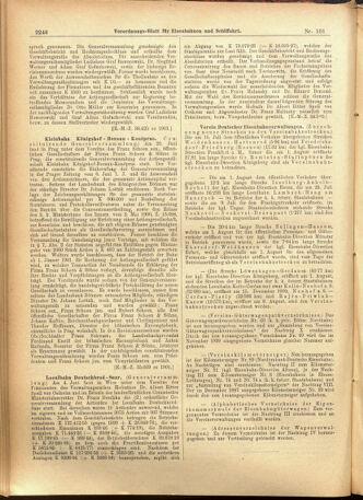 Verordnungs-Blatt für Eisenbahnen und Schiffahrt: Veröffentlichungen in Tarif- und Transport-Angelegenheiten 19010829 Seite: 14