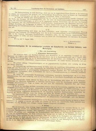 Verordnungs-Blatt für Eisenbahnen und Schiffahrt: Veröffentlichungen in Tarif- und Transport-Angelegenheiten 19010829 Seite: 5