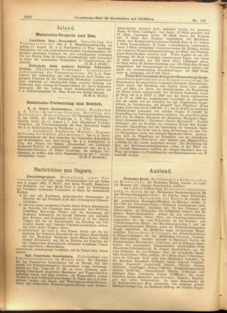 Verordnungs-Blatt für Eisenbahnen und Schiffahrt: Veröffentlichungen in Tarif- und Transport-Angelegenheiten 19010831 Seite: 4