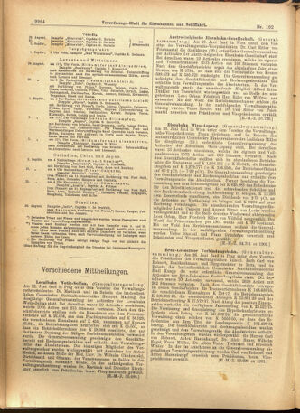 Verordnungs-Blatt für Eisenbahnen und Schiffahrt: Veröffentlichungen in Tarif- und Transport-Angelegenheiten 19010831 Seite: 8