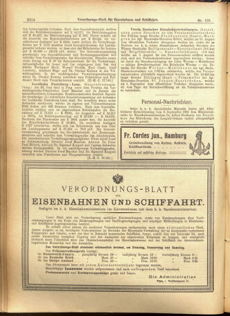 Verordnungs-Blatt für Eisenbahnen und Schiffahrt: Veröffentlichungen in Tarif- und Transport-Angelegenheiten 19010907 Seite: 10