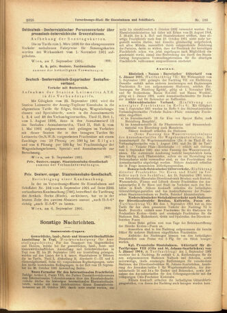 Verordnungs-Blatt für Eisenbahnen und Schiffahrt: Veröffentlichungen in Tarif- und Transport-Angelegenheiten 19010910 Seite: 8