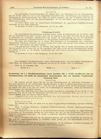 Verordnungs-Blatt für Eisenbahnen und Schiffahrt: Veröffentlichungen in Tarif- und Transport-Angelegenheiten 19010912 Seite: 6