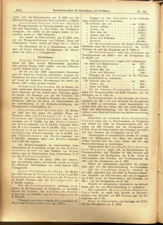 Verordnungs-Blatt für Eisenbahnen und Schiffahrt: Veröffentlichungen in Tarif- und Transport-Angelegenheiten 19010914 Seite: 14