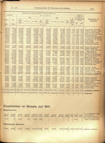 Verordnungs-Blatt für Eisenbahnen und Schiffahrt: Veröffentlichungen in Tarif- und Transport-Angelegenheiten 19010917 Seite: 11