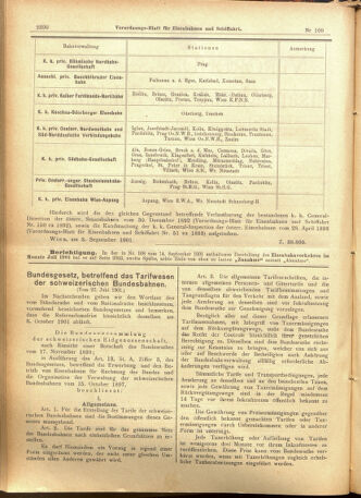 Verordnungs-Blatt für Eisenbahnen und Schiffahrt: Veröffentlichungen in Tarif- und Transport-Angelegenheiten 19010917 Seite: 2