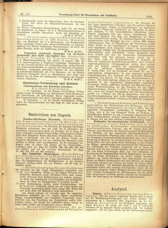 Verordnungs-Blatt für Eisenbahnen und Schiffahrt: Veröffentlichungen in Tarif- und Transport-Angelegenheiten 19010921 Seite: 3