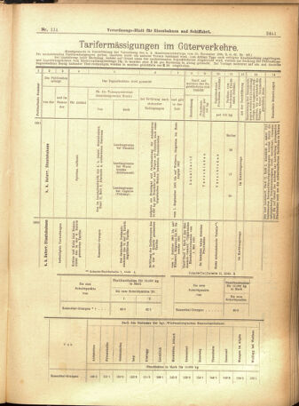 Verordnungs-Blatt für Eisenbahnen und Schiffahrt: Veröffentlichungen in Tarif- und Transport-Angelegenheiten 19010921 Seite: 9