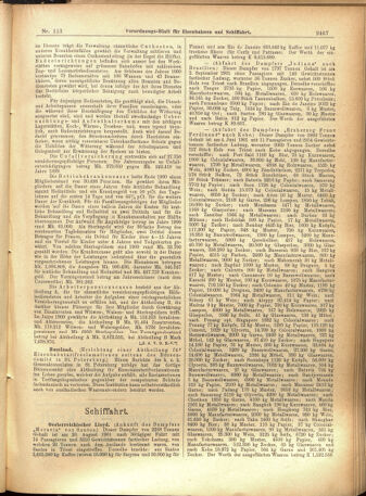 Verordnungs-Blatt für Eisenbahnen und Schiffahrt: Veröffentlichungen in Tarif- und Transport-Angelegenheiten 19010926 Seite: 11