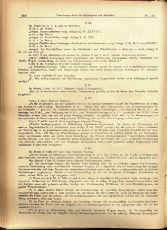 Verordnungs-Blatt für Eisenbahnen und Schiffahrt: Veröffentlichungen in Tarif- und Transport-Angelegenheiten 19010926 Seite: 2