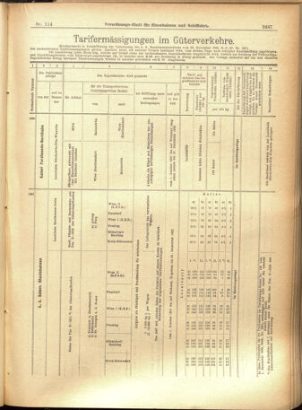 Verordnungs-Blatt für Eisenbahnen und Schiffahrt: Veröffentlichungen in Tarif- und Transport-Angelegenheiten 19010928 Seite: 11