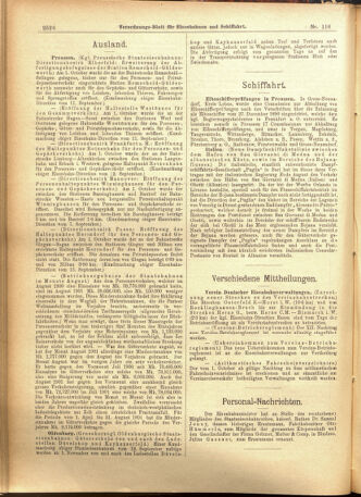 Verordnungs-Blatt für Eisenbahnen und Schiffahrt: Veröffentlichungen in Tarif- und Transport-Angelegenheiten 19011003 Seite: 14