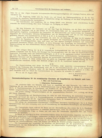 Verordnungs-Blatt für Eisenbahnen und Schiffahrt: Veröffentlichungen in Tarif- und Transport-Angelegenheiten 19011003 Seite: 5