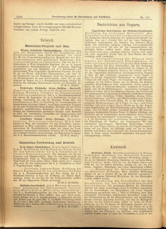 Verordnungs-Blatt für Eisenbahnen und Schiffahrt: Veröffentlichungen in Tarif- und Transport-Angelegenheiten 19011005 Seite: 8