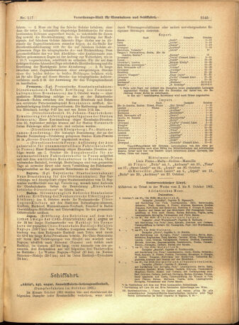 Verordnungs-Blatt für Eisenbahnen und Schiffahrt: Veröffentlichungen in Tarif- und Transport-Angelegenheiten 19011005 Seite: 9