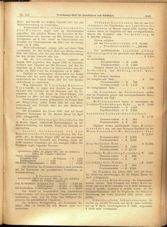 Verordnungs-Blatt für Eisenbahnen und Schiffahrt: Veröffentlichungen in Tarif- und Transport-Angelegenheiten 19011010 Seite: 15