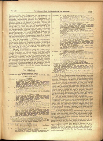 Verordnungs-Blatt für Eisenbahnen und Schiffahrt: Veröffentlichungen in Tarif- und Transport-Angelegenheiten 19011012 Seite: 3