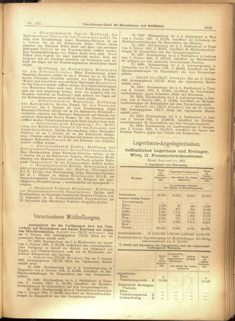 Verordnungs-Blatt für Eisenbahnen und Schiffahrt: Veröffentlichungen in Tarif- und Transport-Angelegenheiten 19011015 Seite: 7