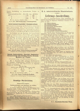 Verordnungs-Blatt für Eisenbahnen und Schiffahrt: Veröffentlichungen in Tarif- und Transport-Angelegenheiten 19011017 Seite: 10