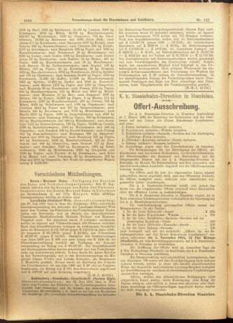 Verordnungs-Blatt für Eisenbahnen und Schiffahrt: Veröffentlichungen in Tarif- und Transport-Angelegenheiten 19011017 Seite: 8